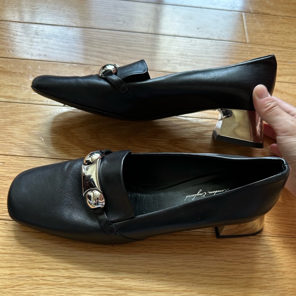 Burberry Loafer Kitten Heels